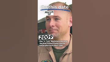 Lightning ⚡Flash Fact: The first Marine to fly the F-35A Lightning II aircraft