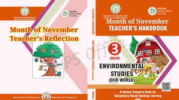 3rd Class EVS Teachers Handbook Month of October | 3rd Class EVS Activities| EVS Teacher reflection
