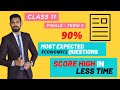 MOST IMPORTANT questions for ECONOMICS | Class 11 | Final exams | Term 2