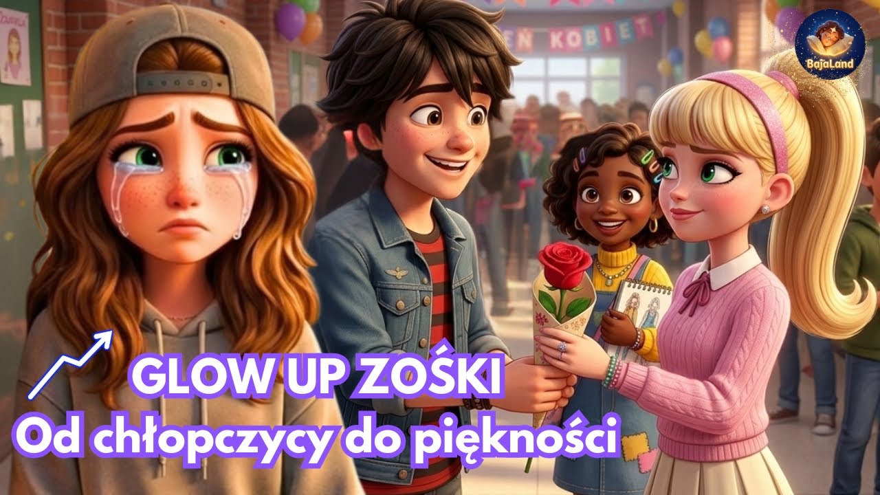 💐GLOW UP ZOŚKI. Od chłopczycy do piękności🤩💆🏻‍♀️ Bajki do słuchania dla dzieci na dobranoc