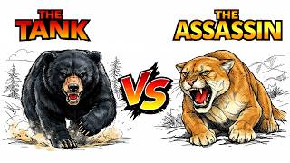 How many Mountain Lions can defeat a Black bear?