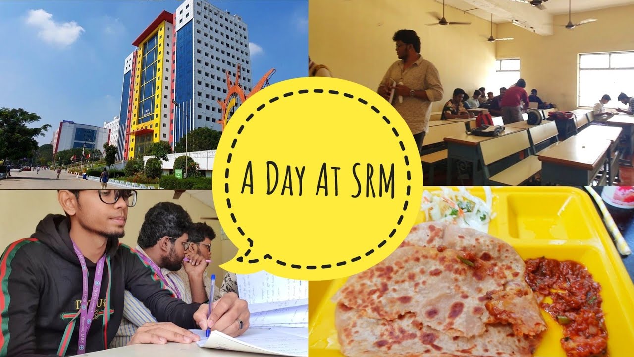 A DAY AT SRM | SRM KTR | My First Vlog | Vlog 1| Tamil - YouTube
