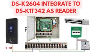 Hikvision Access Controller DS-K2604 add DS-K1T342MFX as Reader screenshot 3