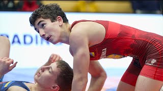 U15 I. Nasibov (Ukr) Vs V. Velichko (Ukr) 57Kg. Youth Boys Greco-Roman Wrestling.