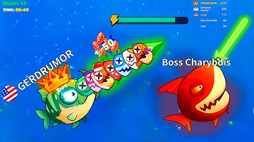 Fish.IO-Hungry Fish - PIKE & BOSS Shark-Fish Game, fishdom ocean-Gameplay