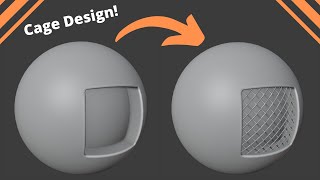 Created Caged Designs in Blender | Hard-Surface Modeling