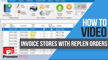 How To - Insert Replenishment Orders into the Cart to Invoice Stores | Premier EPOS Stores