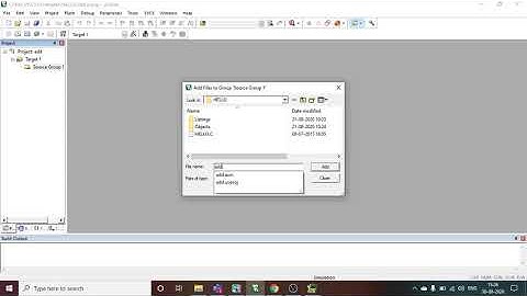 Addition of two 8 bit numbers using Keil software