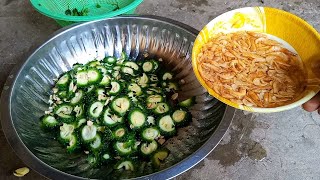 Best recipe made with bitter gourd in boiling hot oil