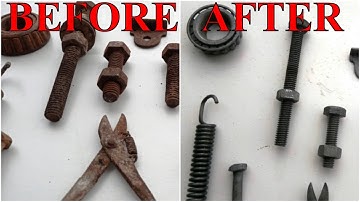 How To Remove Rust From Nuts, Bolts, & Tools