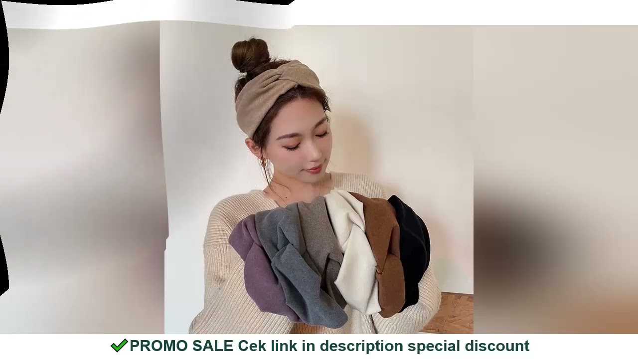 Korean Style Wide Cross Headbands for Woman Solid Hairband Elastic Sports Yoga Headwear Girls Hair B