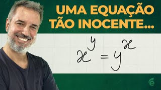 A inocente equação xˆy=yˆx : como resolver quando x≠y ?