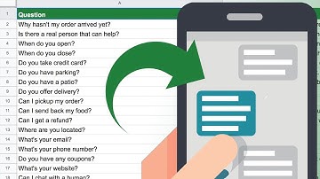 Build an FAQ bot with Dialogflow and Google Sheets