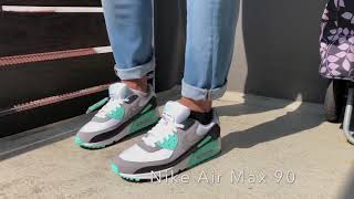Nike air max 90 teal and white Clearance