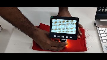 Gaby Fabric Digital MIcroscope - With Dispaly & Live Video on PC