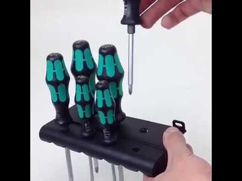 Набор отверток WERA Kraftform Plus Lasertip 334 SK 6 Rack 007680