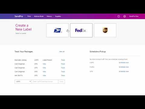 How to Navigate the SendPro Online Home Page | SendPro Shipping App Tutorial