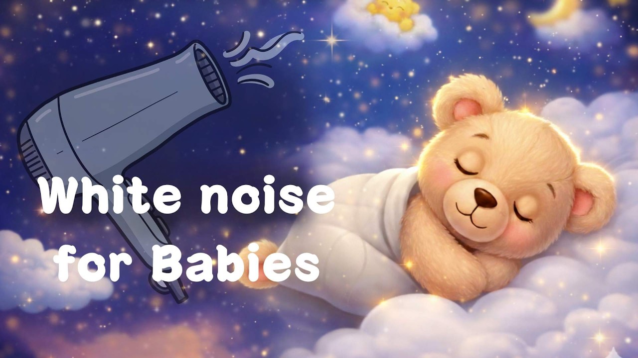 ⭐ White Noise for Babies 💤 Biały Szum dla Niemowląt | 3H, 8H Baby Sleep Sounds #1