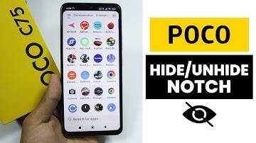 Hide/Unhide Notch in Any Poco Phone - Full Screen Mode