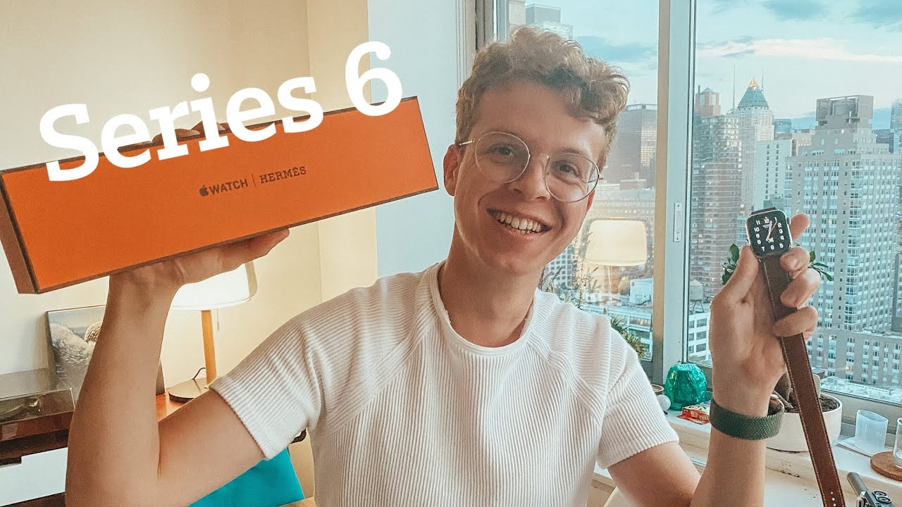 Unboxing Apple Watch Series 6 Hermès - voy a Apple Store de la 5a Avd.  NYC!! - YouTube