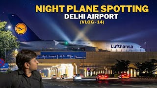 “A380 on Elevated Taxiway 😳🔥 | INSANE Widebody Rush at Delhi Airport | Night Plane Spotting ✈️❤️