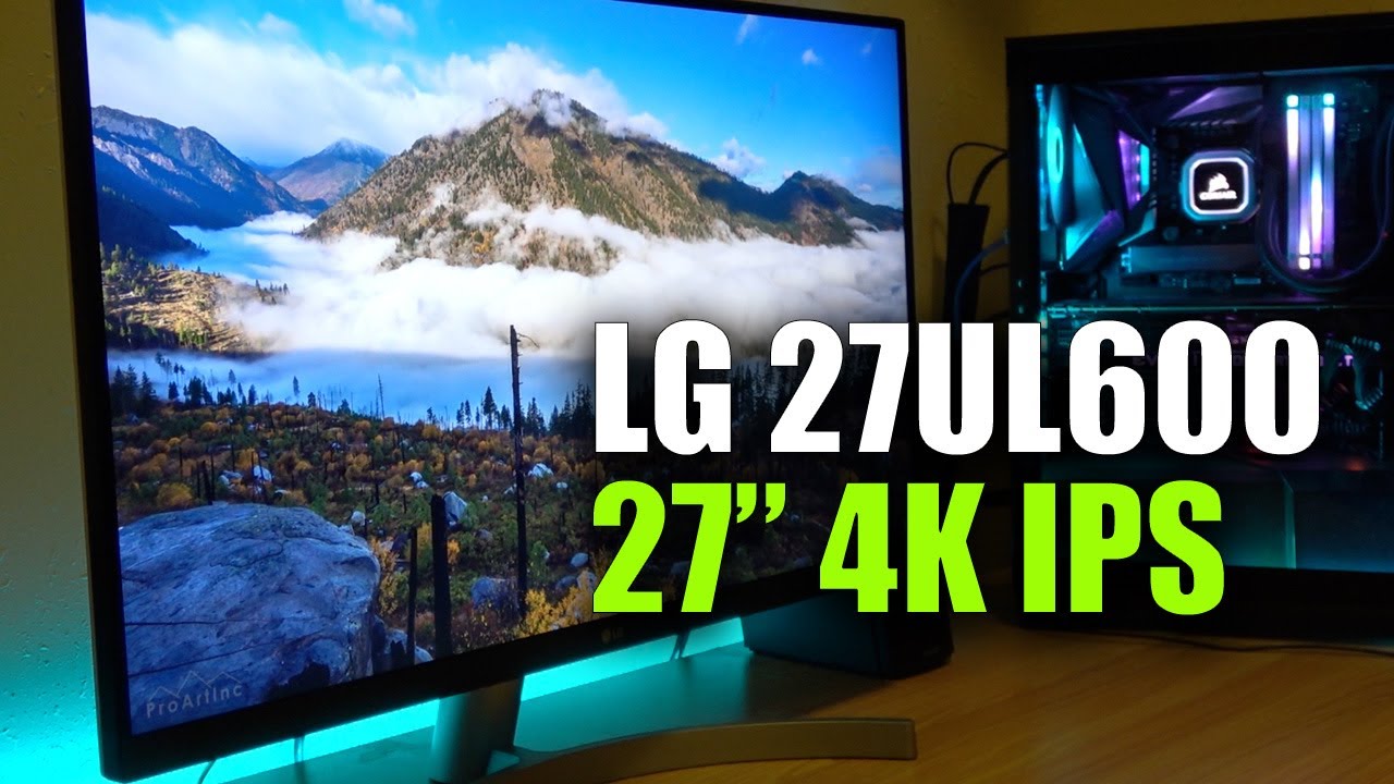 LG 4K Monitor with HDR & FreeSync 🖥 LG 27UL600 REVIEW - YouTube