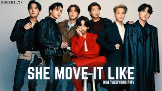 She Move It Like ~ Kim Taehyung ft.BTS | Hindi Song Mix FMV