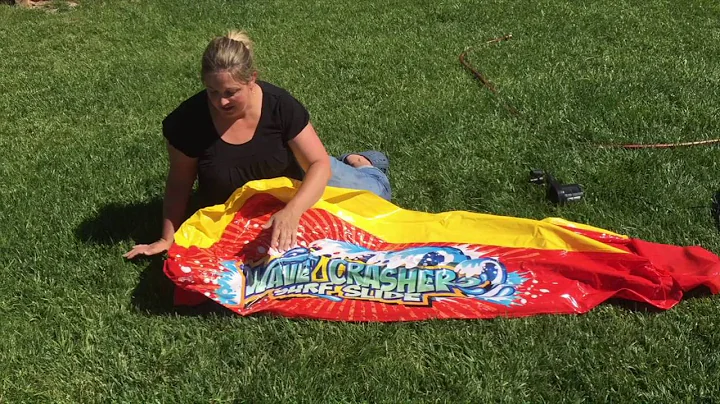 Banzai Wave Crasher Surf Water Slide COOL Review 2016 #FunYourself