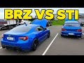 BRZ vs WRX STI Реванш. Обиженный Эмоционально [BMIRussian]