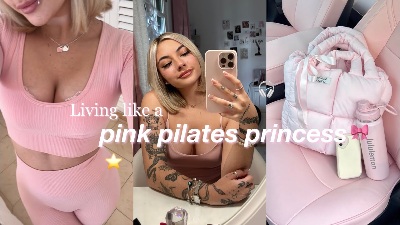 Siendo una “PINK PILATES PRINCESS” por un día🎧🎀 {productividad, realistic routine, self care…}⭐️