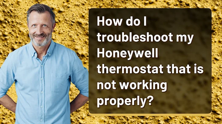 How do I troubleshoot my Honeywell thermostat that is not working properly?