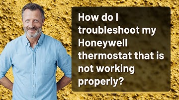 How do I troubleshoot my Honeywell thermostat that is not working properly?