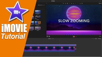iMovie Tutorial - Slow Zooming Background with Text
