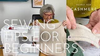 SEWING MISTAKES TO AVOID! Top tips for beginners sewing cashmere | Sewing with Susan: Episode 7