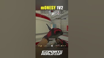 m0NESY Pulls Off INSANE 1v2 Clutch Vs Mouz! #cs2 #m0nesy #gamingshorts