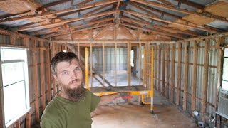 Only One More Room To Go!  Gutting a 1984 Mobile Home