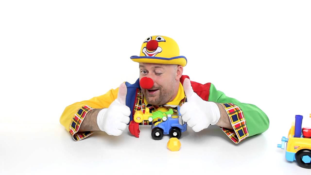 Funny clown videos for kids, Clown per bambini in italiano - YouTube