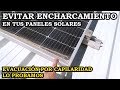 Cómo Evitar Encharcamientos en tus Paneles Solares. Evacuación de Agua por Capilaridad. Fotovoltaica