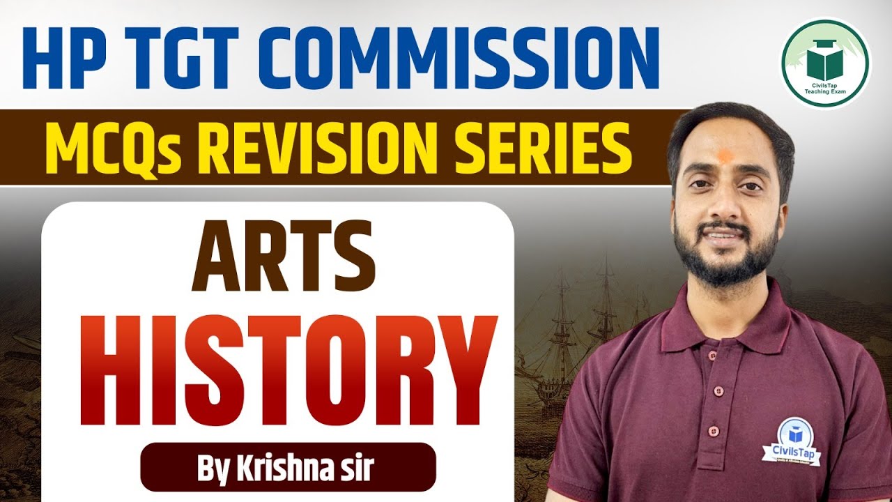 HP TGT Commission 2025 | Arts | History | MCQs Revision Series | Civilstap | By Krishna Sir