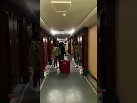 Student shifted in quarantine hotel @chengdu#china #studyabroad