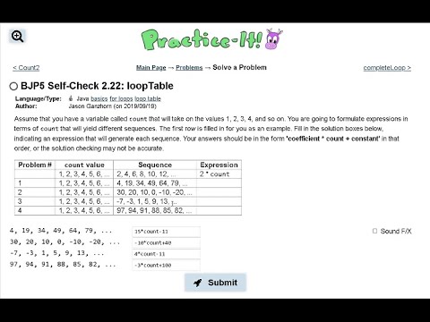 Java Practice It