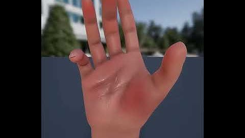 Hand Test Unreal 4 custom Skin shader