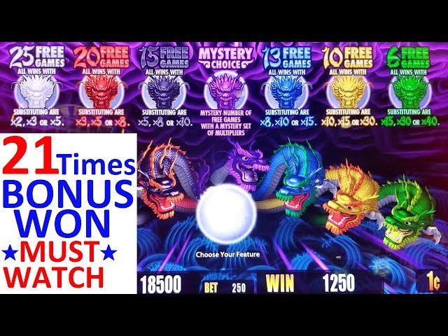 5 Dragons Rapid Slot Machine MEGA BIG WIN | ★FANTASTIC SESSION★ 21 Times BONUS Won| NON STOP BONUSES class=