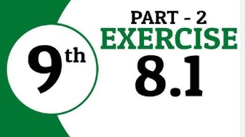 Ch 8 Ex 8.1 Part2 Cambridge IGCSE Mathematics Core and Extended Coursebook 2nd Edition Haya