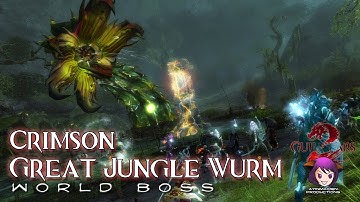 GW2 Triple Trouble - Crimson Great Jungle Wurm