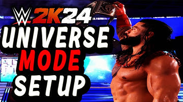 WWE 2K24 - How To Setup Universe Mode (Updated Tutorial)