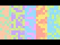 Satisfying Pastel Pixel Screensaver [1 HOUR] - Relaxing Pixel Color Changing LED Lights