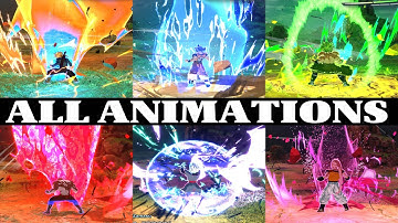 All Characters Ki Charge Animations | Dragon Ball Sparking Zero