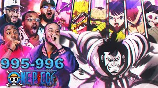 AKAZAYA 9 ATTACKS KAIDO! One Piece Eps 995/996 Reaction