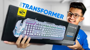Zebronics Zeb-Transformer Gaming Keyboard & Mouse Combo *Unboxing* 🔥